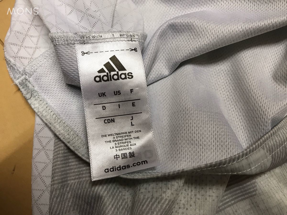 再値下げ！　アディダス　adidas トレーニングウェア上下セット　ハーフパンツ　サイズＭ　半袖Ｔシャツ サイズＬ　のセット