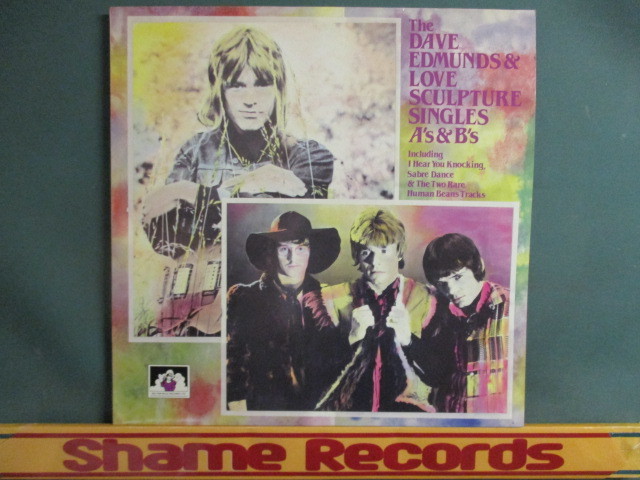 The Dave Edmunds & Love Sculpture ： Singles A's & B's LP // I Hear You Knocking / Brand New Woman / 落札5点で送料無料_画像1