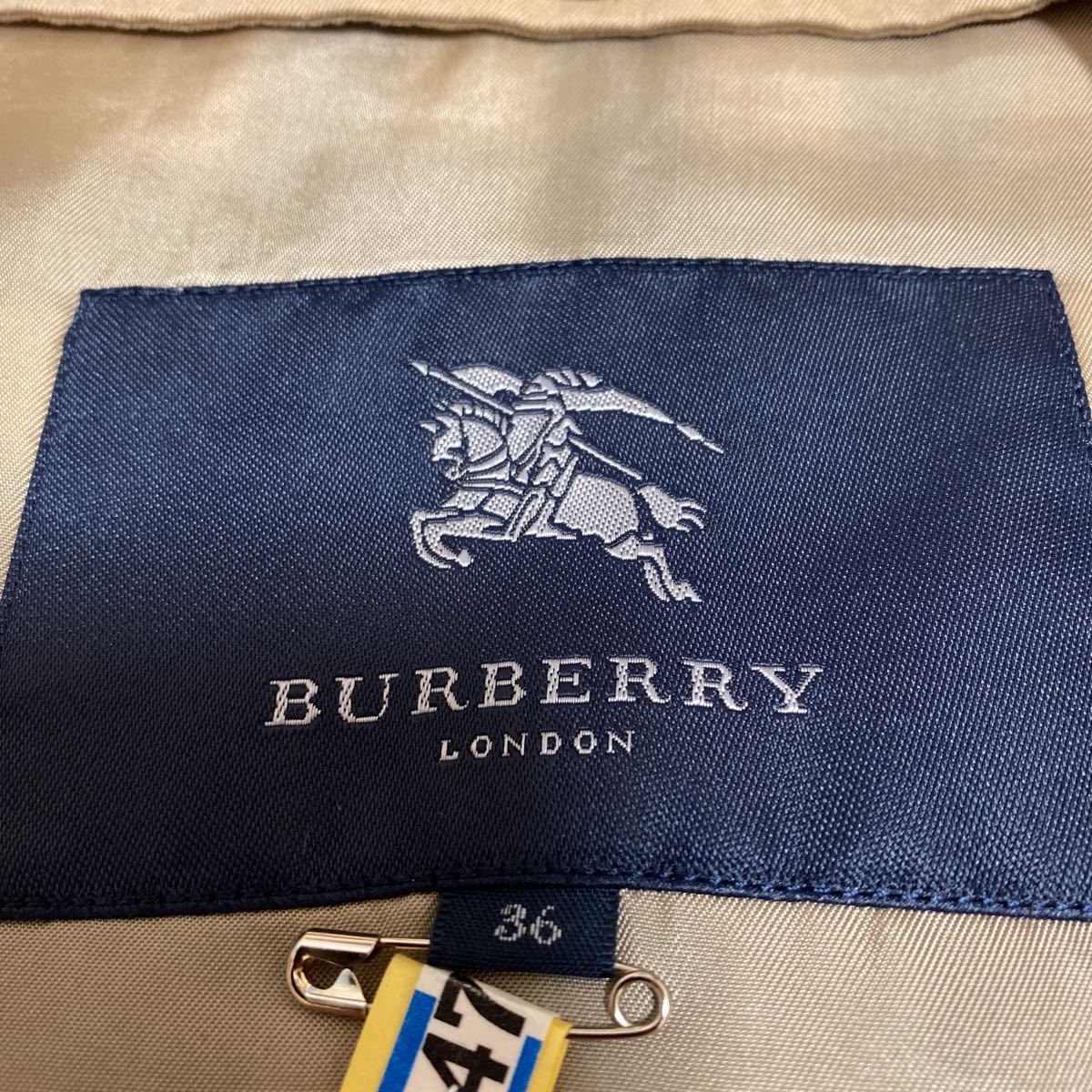  прекрасный товар * Burberry London подкладка имеется тренчкот 36*15 десять тысяч иен чистка settled 