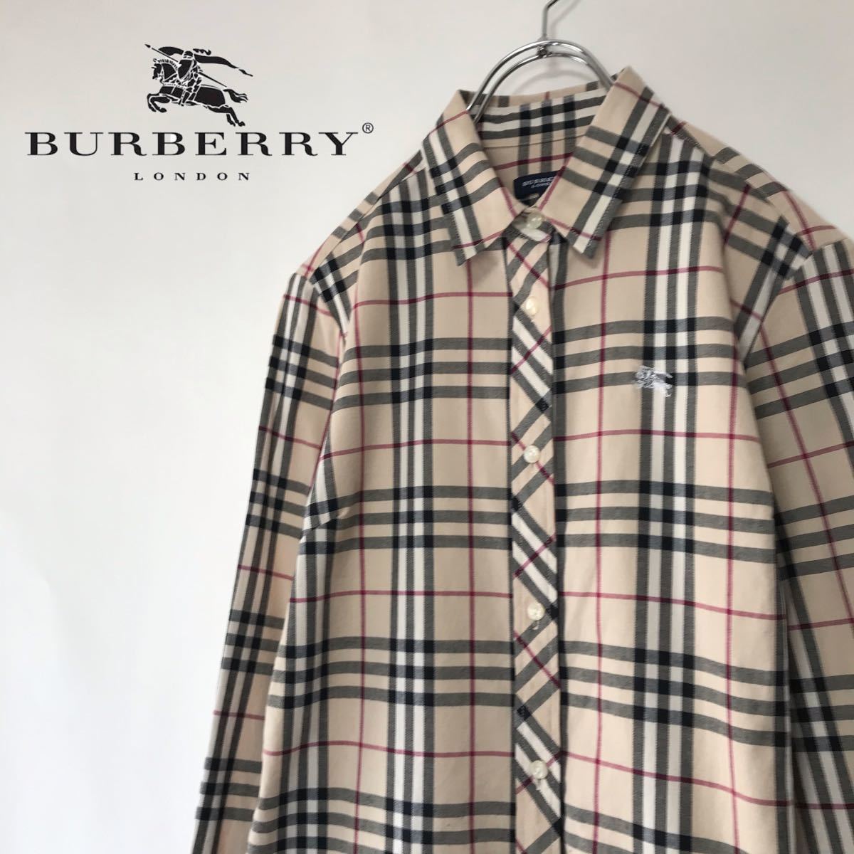 セール大得価】 Burberry LONDONノバチェック レディースロングtシャツ