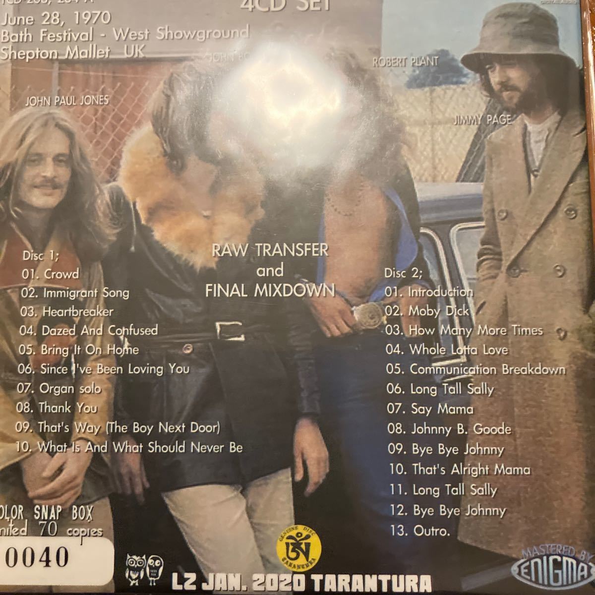 廃盤)LED ZEPPELIN BATH OF THE BLUES (TARANTURA) - www