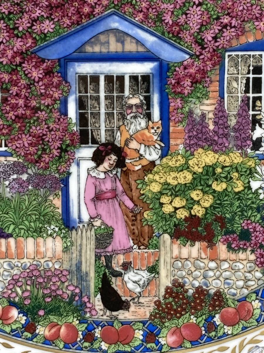 英国 ロイヤルウースター スースカラード ビレッジシリーズ Sussex Flint サセックス 猫 飾り皿 絵皿 ねこ ネコ ①③ (1)_画像2