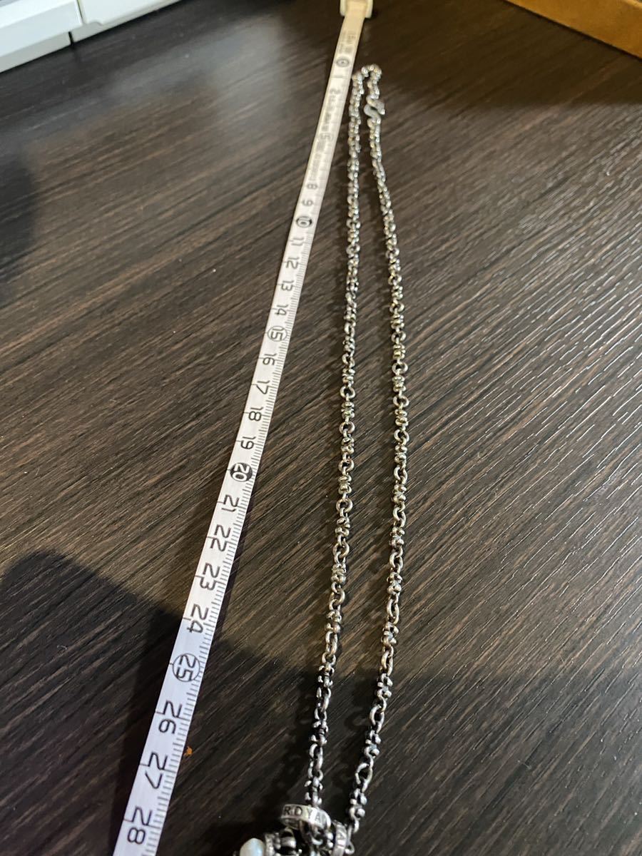 Royalorder ロイヤルオーダー デザインチェーン クラウンパール クロス
