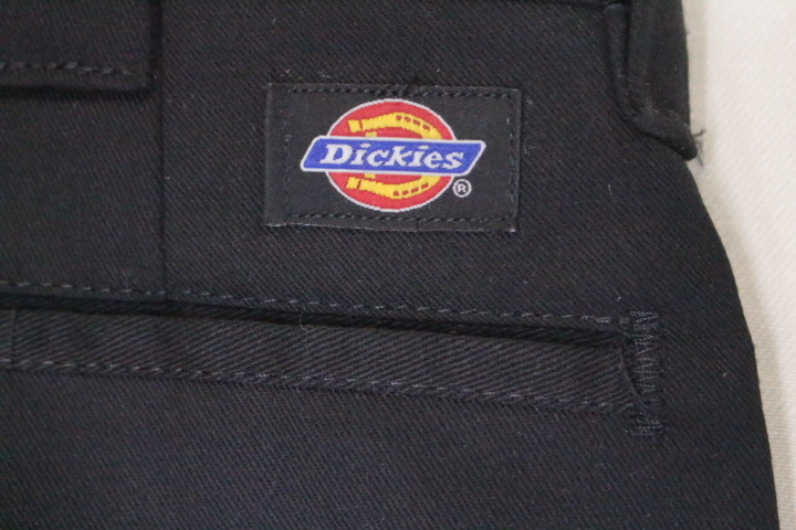 USED古着 Dickies873 ワークパンツ Ｗ30L32 ディッキーズ ブラック黒 スリム アメカジ ストリート スケート_画像5