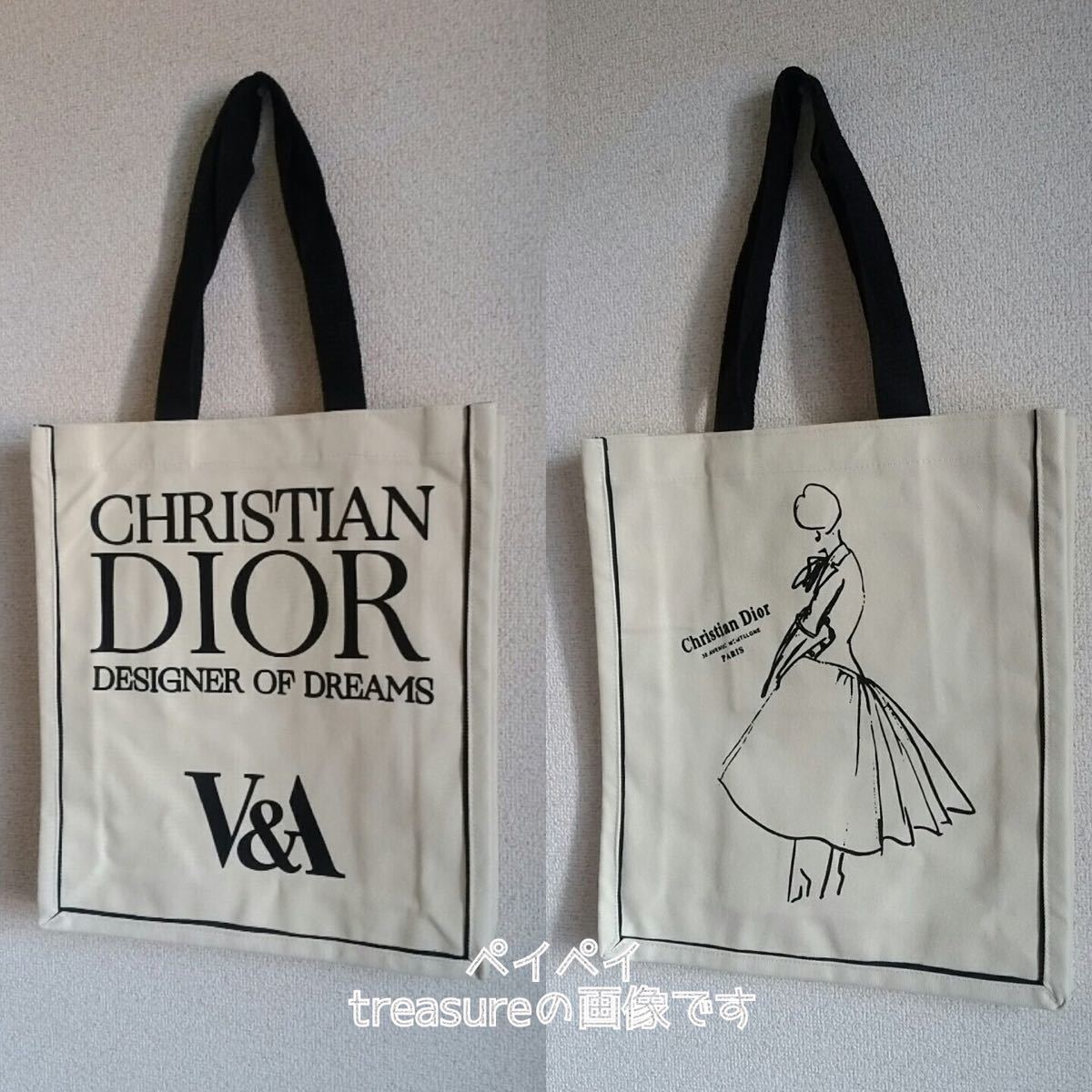 タグ付き未使用品✨ V&A × Christian Dior トートバッグ-