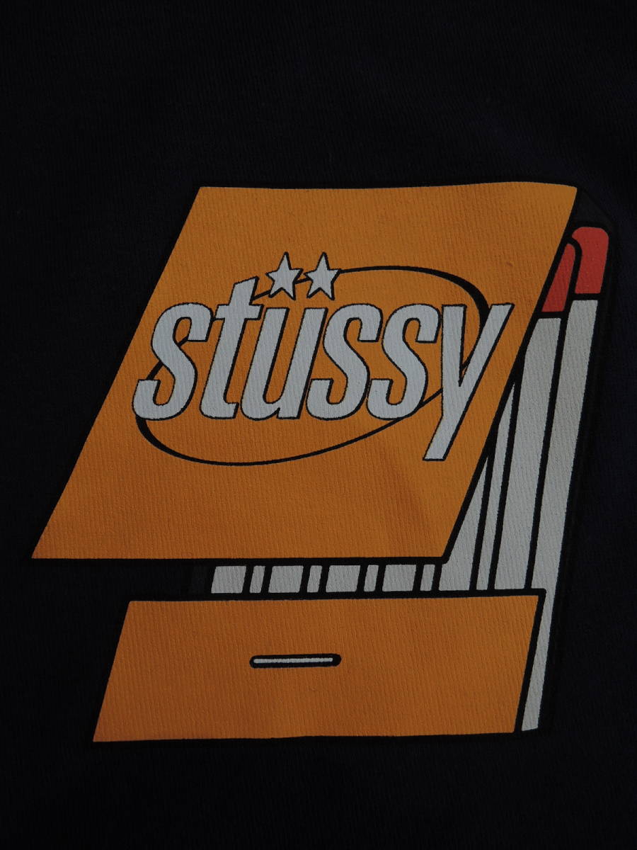 STUSSY ステューシー MATCHBOOK TEE ネイビー XL 最新人気商品 ZOZOTOWN 完売 送料\230~　値下げしました！_画像2