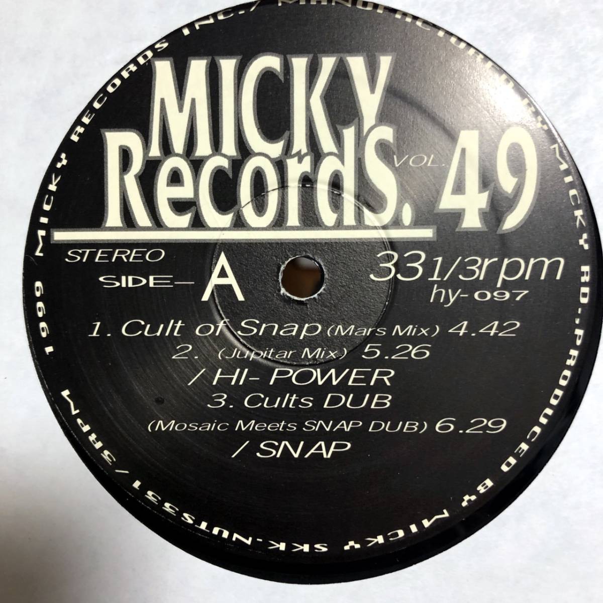 MICKY RECORDS VOL49 HI-POWER SNAP LISA STANSFIELD_画像3