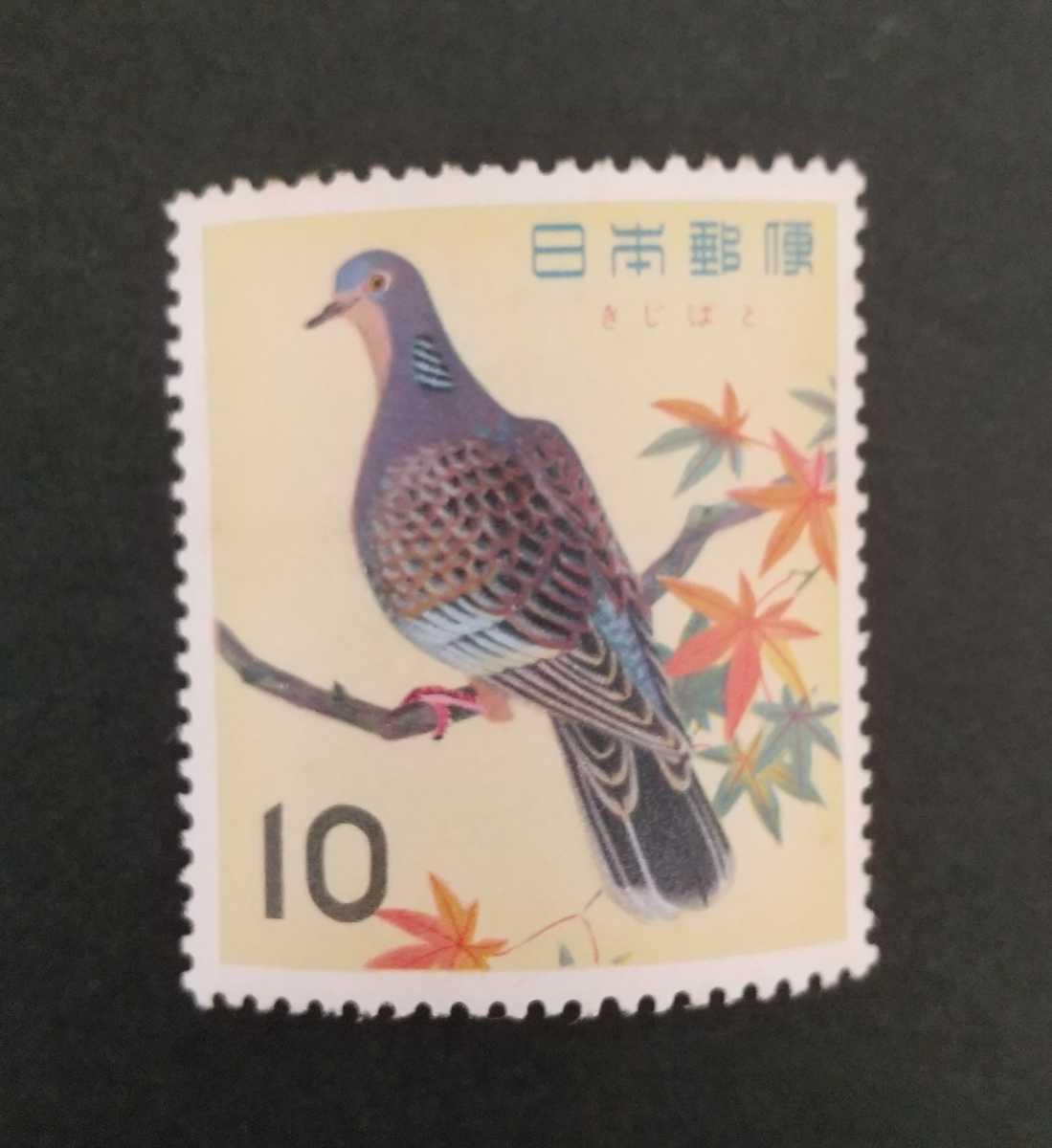 記念切手 鳥シリーズ きじばと 昭和 未使用品 (ST-70)_画像1