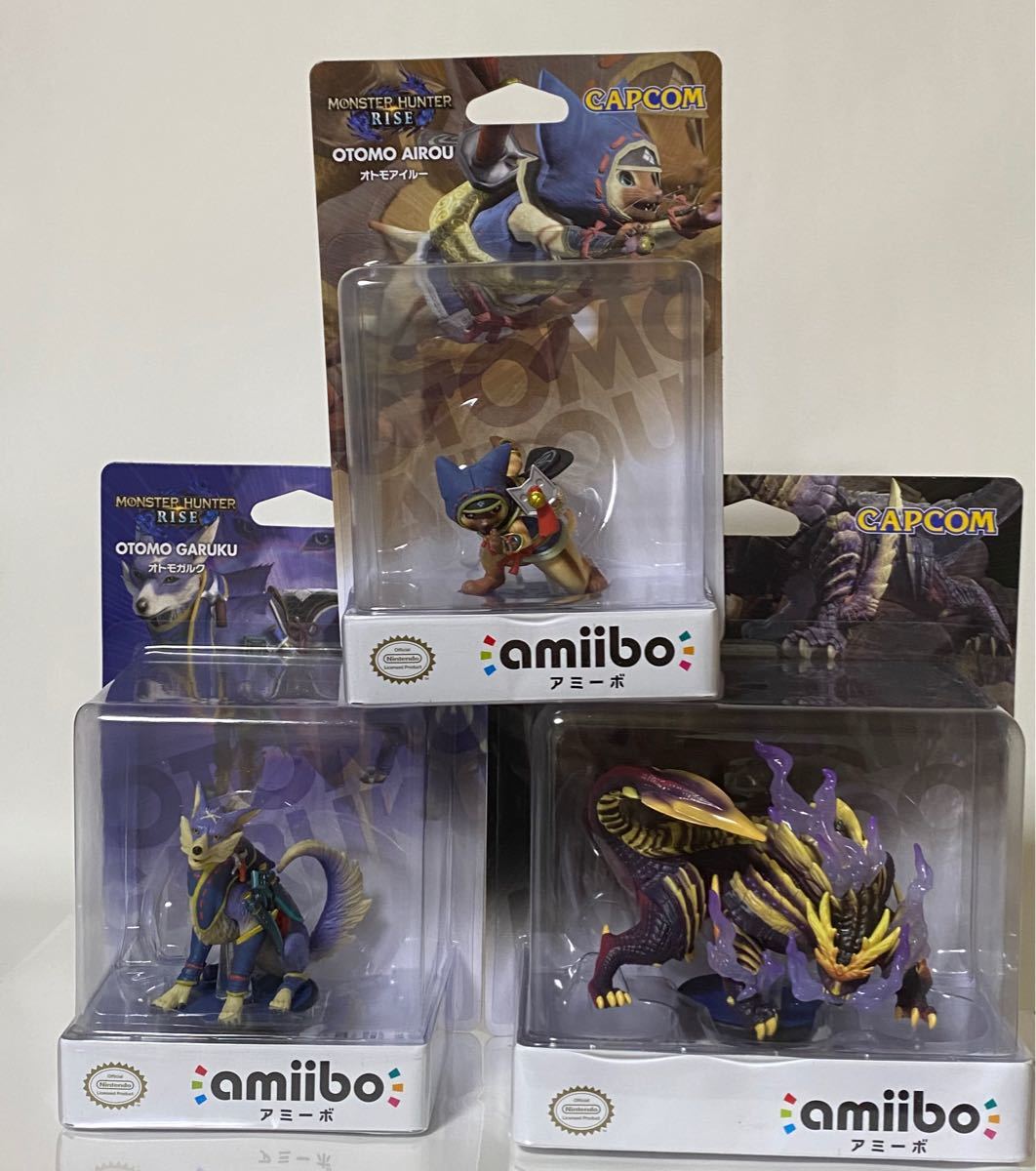 Paypayフリマ 3個セット Amiibo オトモアイルー オトモガルク マガイマガド モンスターハンターライズ Paypayフリマ 3個セット Amiibo オトモアイルー オトモガルク マガイマガド モンスターハンターライズ