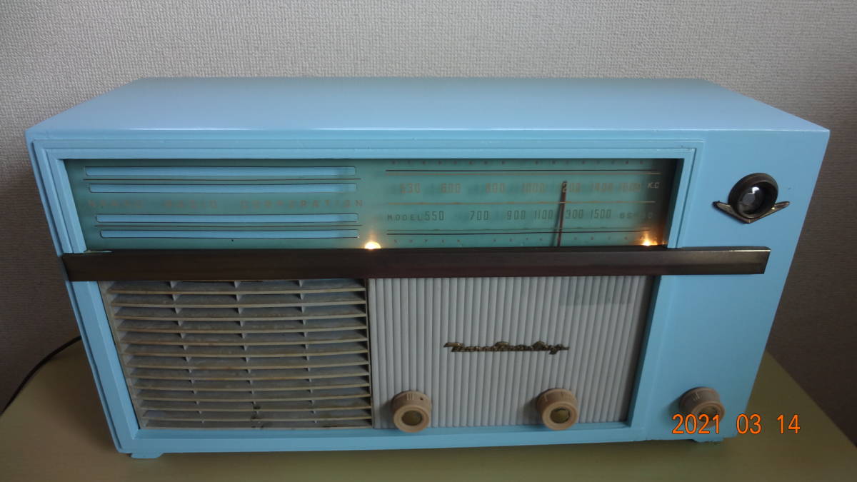 充実の品 真空管ラジオ／ナナオラジオMODEL550 アンティーク