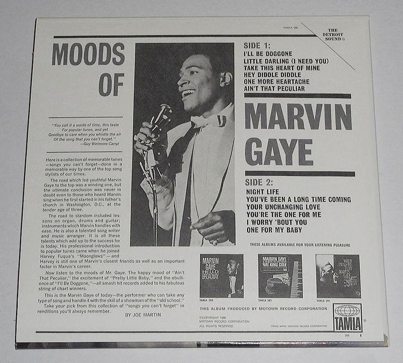 限定紙ジャケ◎2009年リマスターSHM-CD『Moods Of Marvin Gaye』ムード・オブ・マーヴィン・ゲイ 1966年作品★初期絶頂期の代表作_画像5