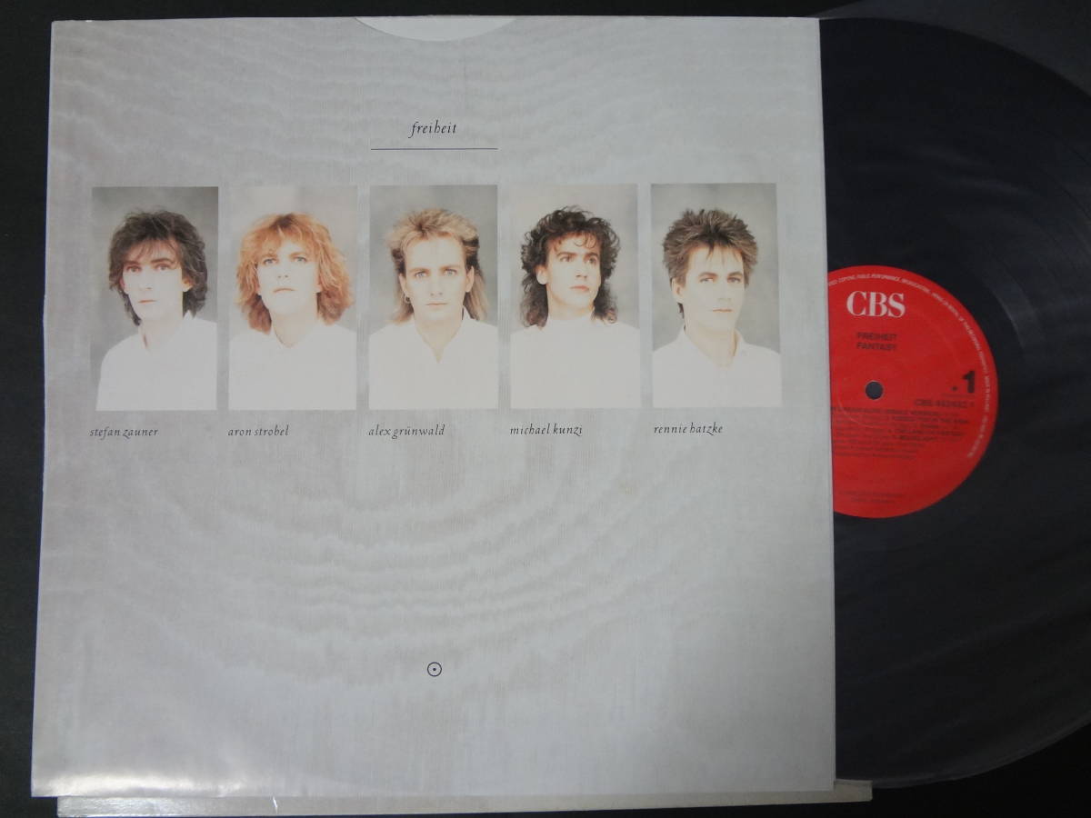FREIHEIT/fantasy '88 UK Orig LP レコード ビートルズの遺伝子 モダンポップ シンセポップ new wave munchener aor pop geoff downes_画像3