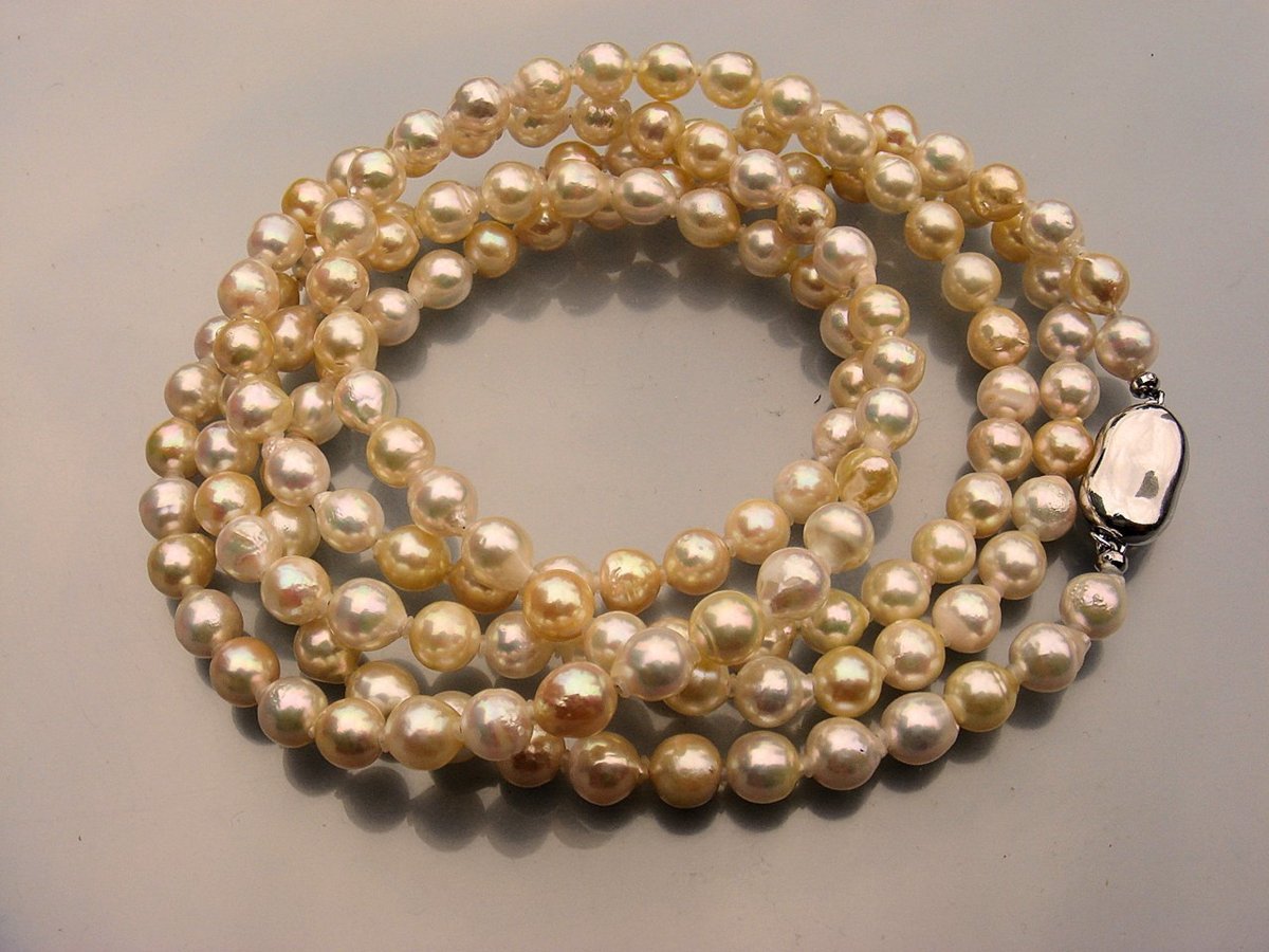 PL234:SV... pearl long (2.5 pcs minute ) necklace ( on ..)