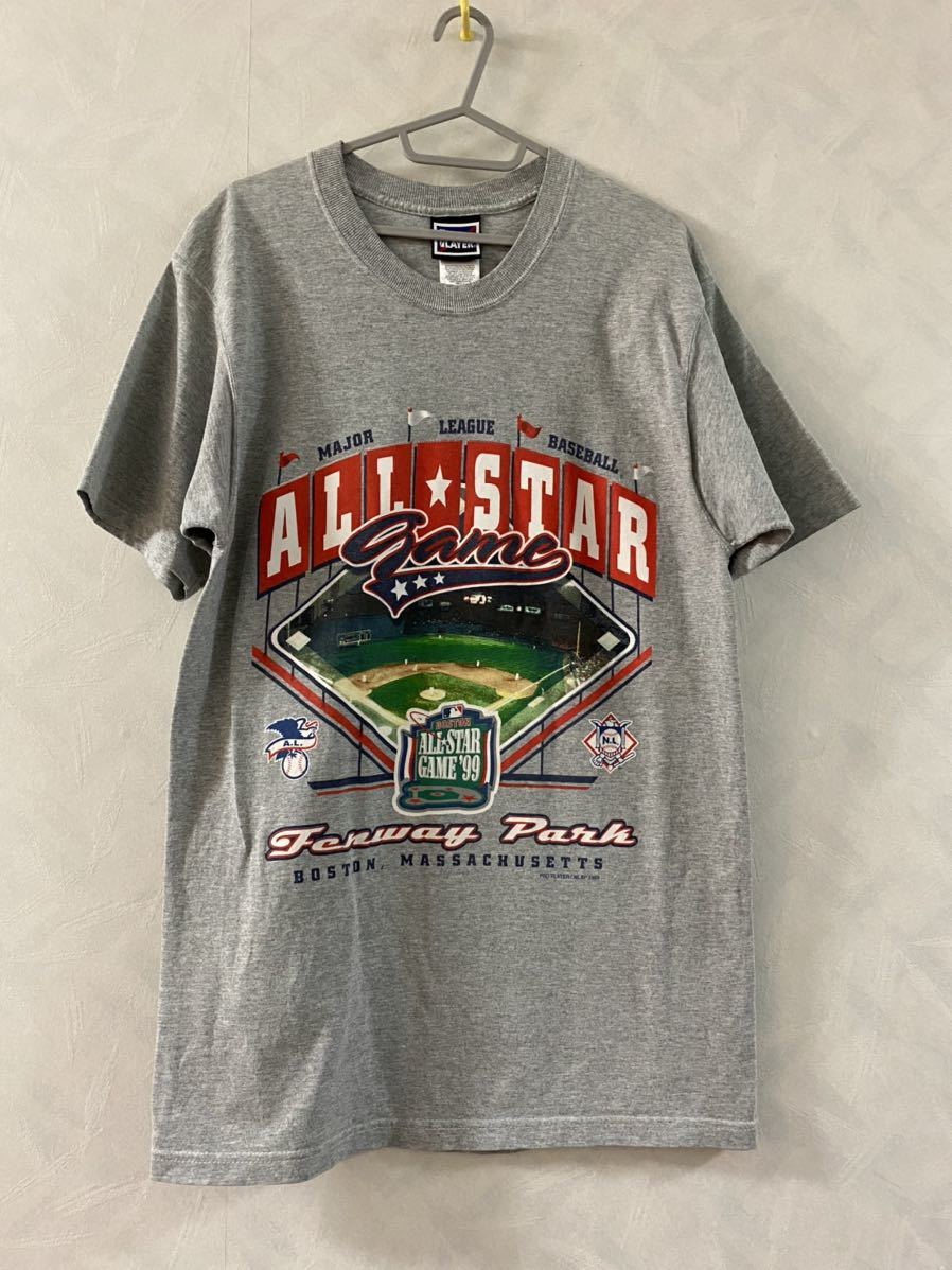 MAJOR LEAGUE BASEBALL ALL STAR GAME'99 BOSTON Tシャツ サイズM 90s ビンテージ ビッグシルエット MLB オールスターゲーム 1999_画像1