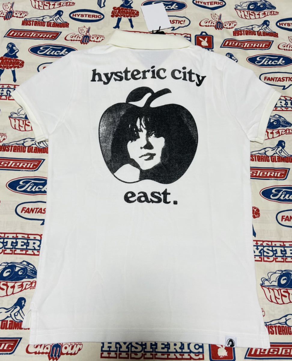 HYSTERICGLAMOUR ヒステリックグラマー アップルガール レディース ポロシャツ ヒステリックミニ ヒスミニ半袖Tシャツ Tシャツ 白 新品