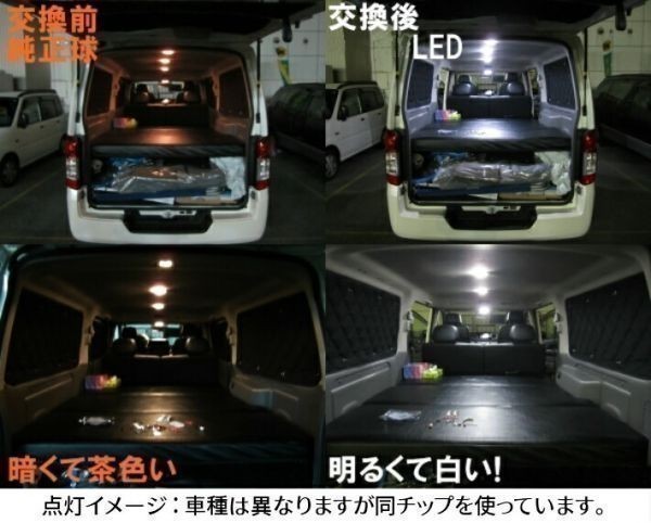 (P)最強 サムスン ＬＥＤ ルームランプ ソケット付き E26 NV350キャラバン DX ワイドボディ380連級