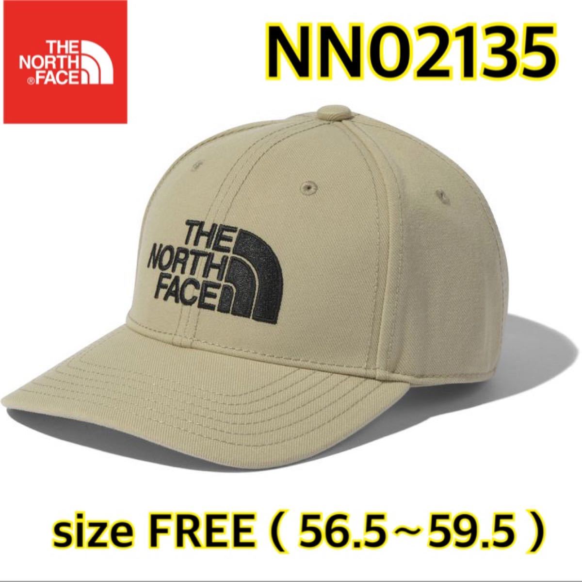 【新品】 THE NORTH FACE ノースフェイス　キャップ　帽子　ベージュ　フリーサイズ　nn02135