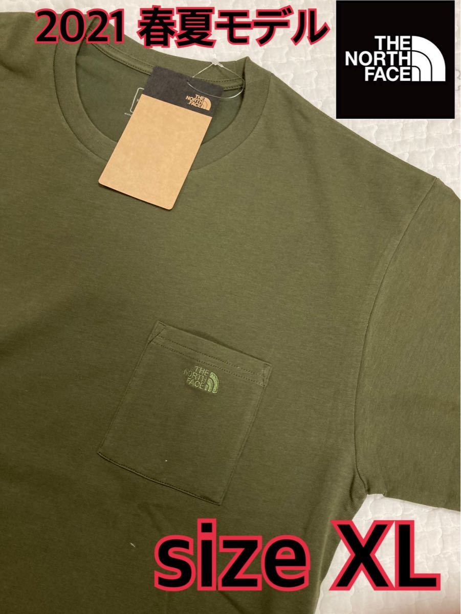【新品】THE NORTH FACE ノースフェイス　ポケットTシャツ　ポケT  ニュートープ　XL  nt321001