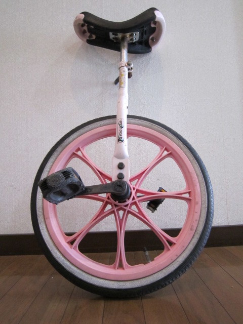 お子様のバランス感覚 運動神経アップに役立つ 一輪車 pinkの画像1