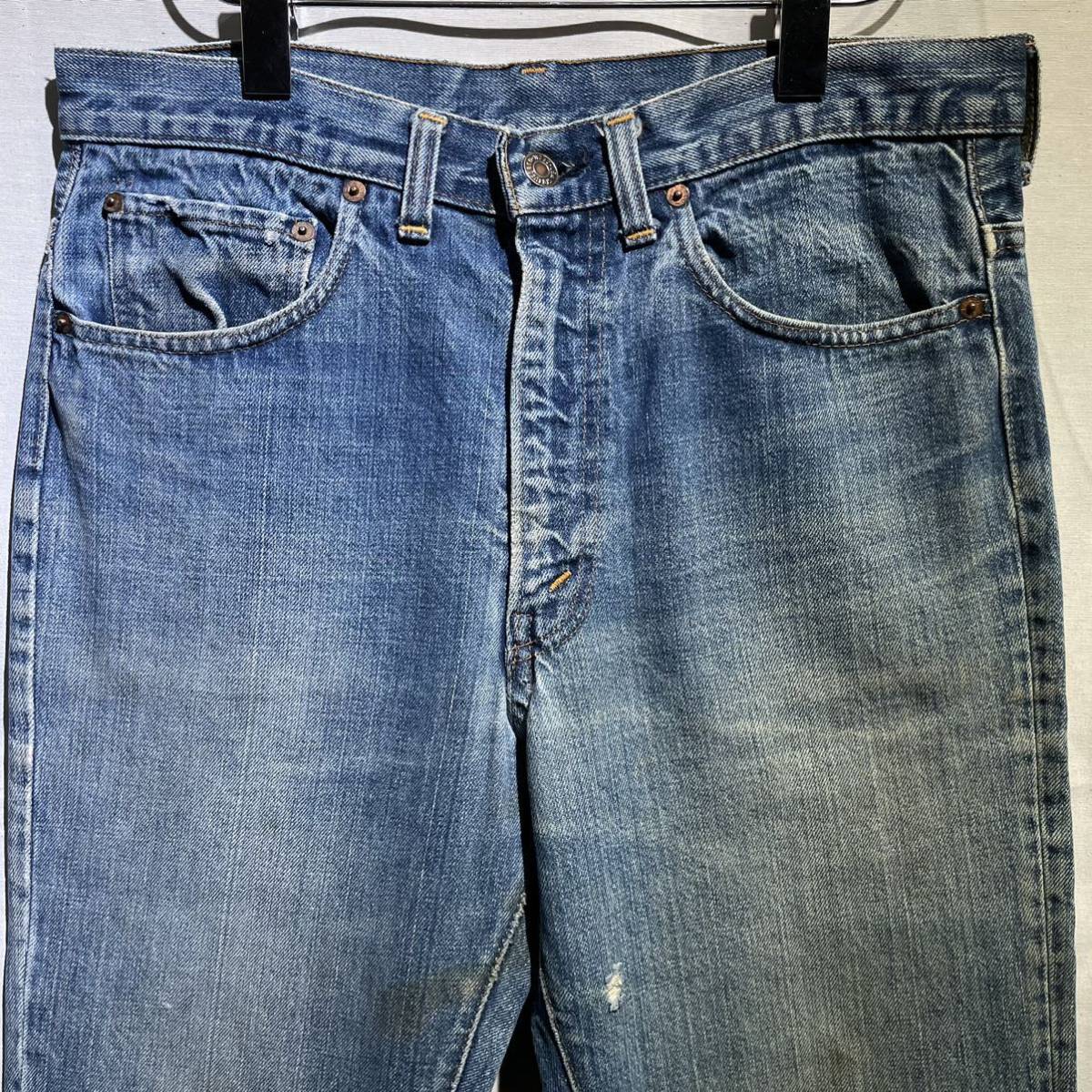66前期】'75 Levi''s 517 デニムパンツ W32 USA製 TALON 黒カン