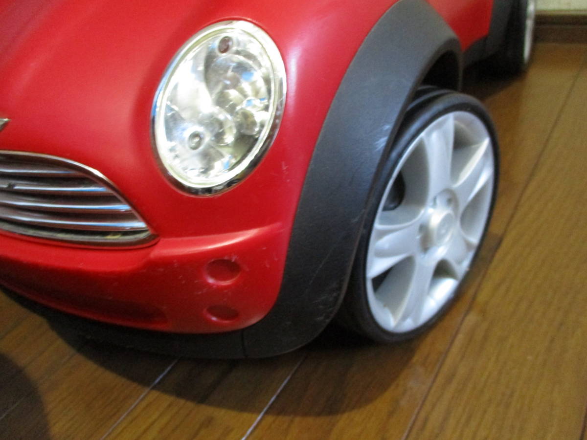 .] BMW MINI baby Racer Ⅱ child toy for riding Mini Cooper pair .. used beautiful goods 