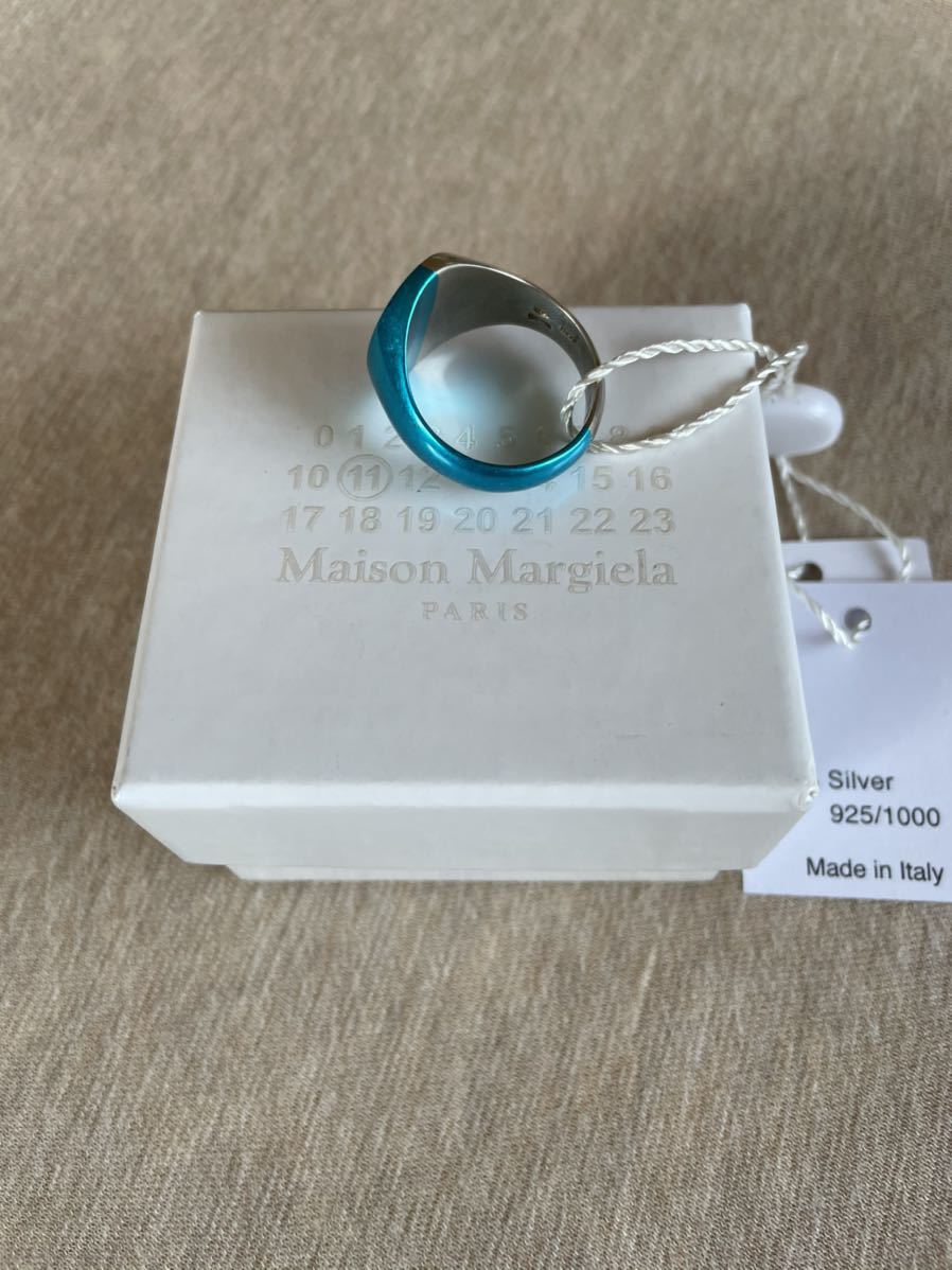 ラのシグネ Maison マルジェラ シグネットオーバルリング ブラス 指輪 マルタンの Martin Margiela - メゾン サイズ