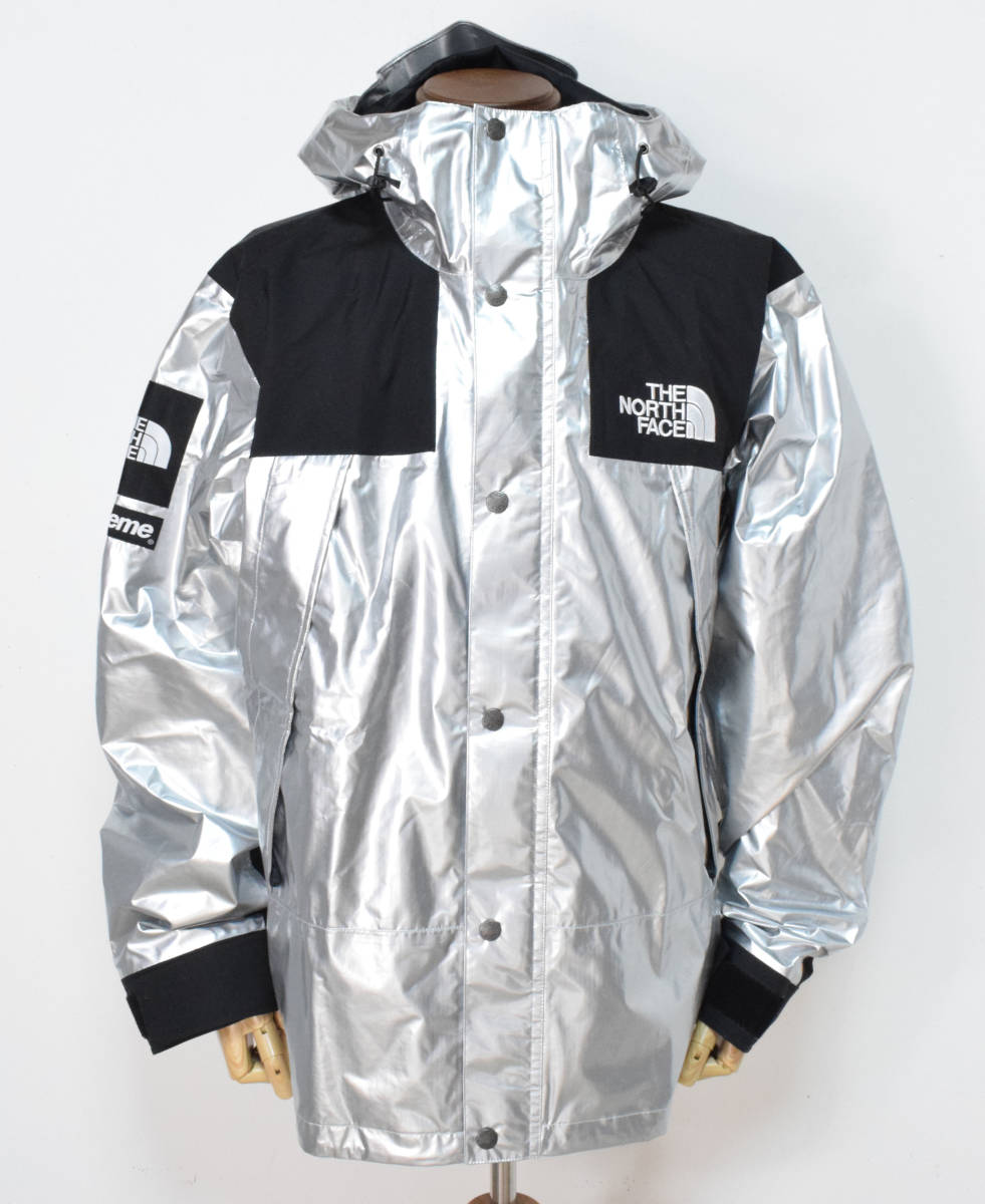 未使用品18ss supreme THE NORTH FACE Metallic Mountain Park