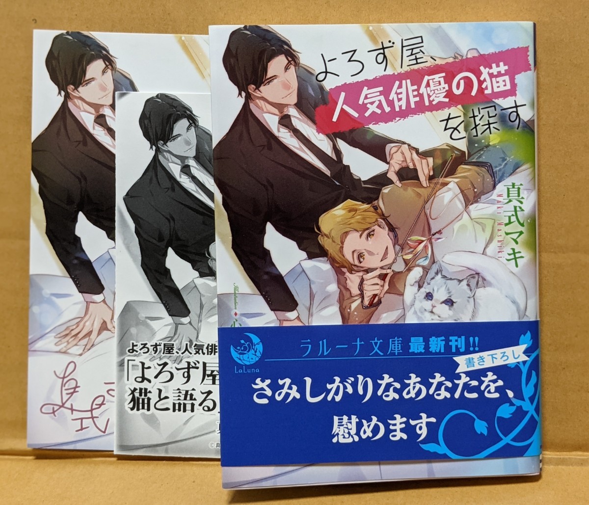 haruki様専用ページです。　　BL小説 よろず屋、人気俳優の猫を探す　真式マキ