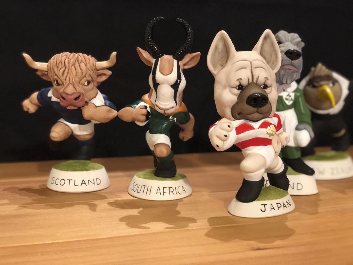 groggs made rugby World Cup mascot rare interior Japan representative 