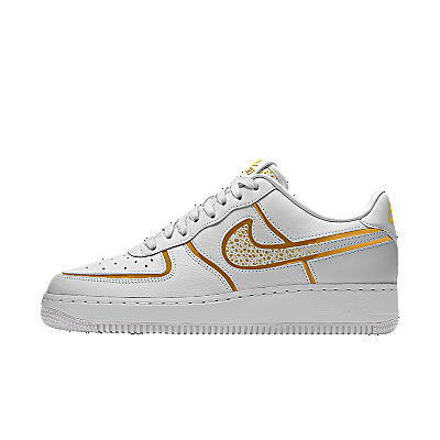 ナイキ エアフォース1 Low CR7 By You WHITE ゴールド airforce1 force1 _画像1