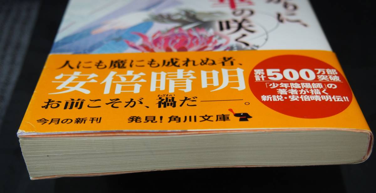 その冥がりに、華の咲く　陰陽師・安倍晴明　結城光流　角川文庫　中古本_画像6