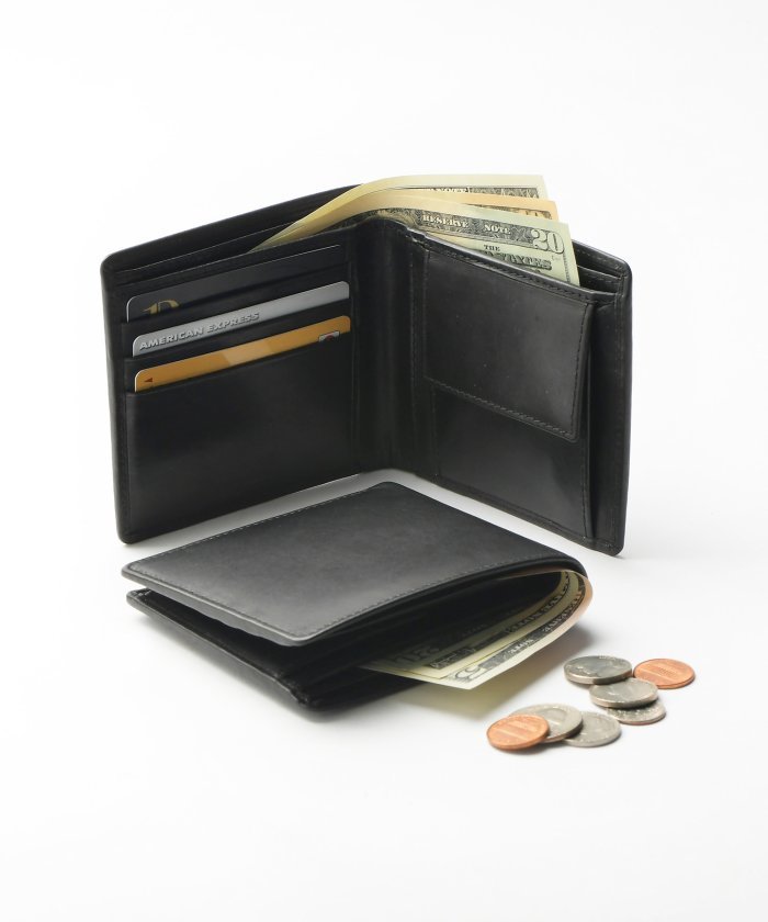 新品■ムラ 9146円■レザーながらも軽量で、機能性も高く、人気が高い小型財布、ポケットに入れてもスマートに収まります。_画像3