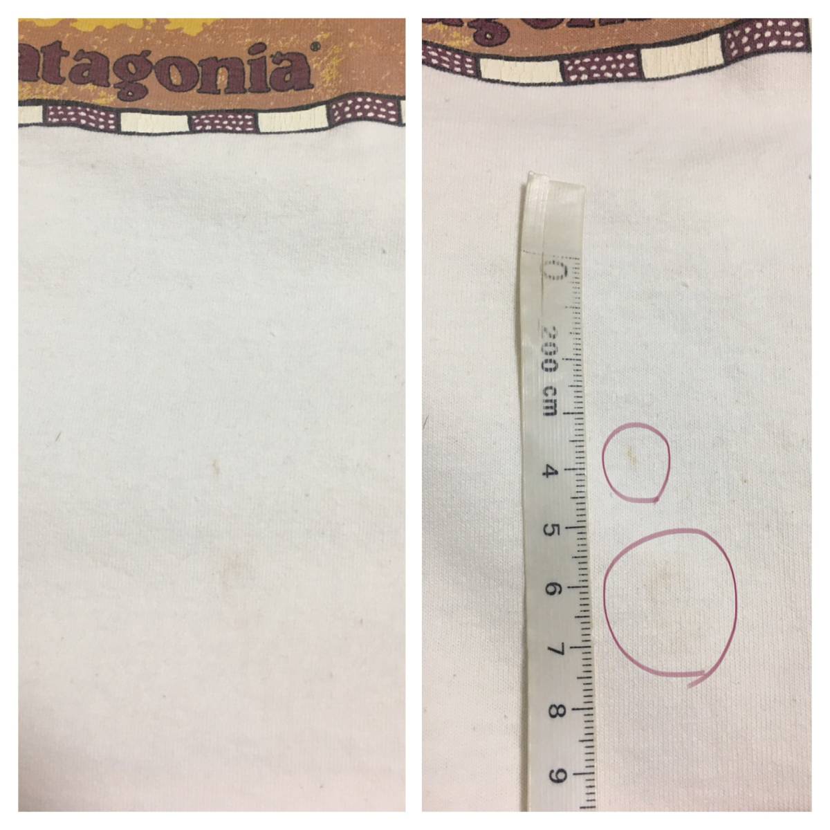 90s USA製 PATAGONIA パタゴニア MINGLED DESTINIES SHARED HABITAT Tシャツ M (L-7-7)_画像3