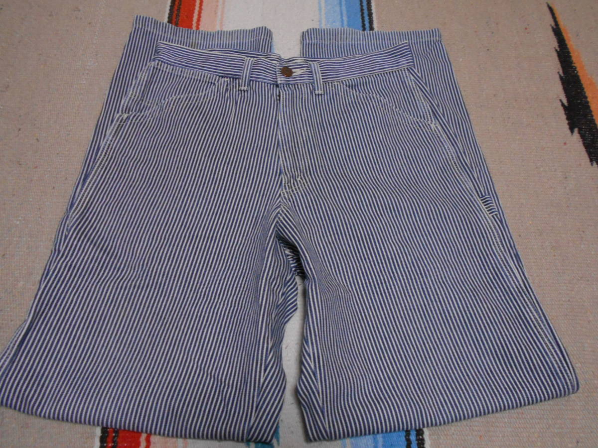 １９７０年代製BIGJOHNビッグジョン ヒッコリー ペインターパンツ ビンテージ ワークパンツ カーペンターVINTAGE WORK PANTS HOTROD HIPPIE_画像4