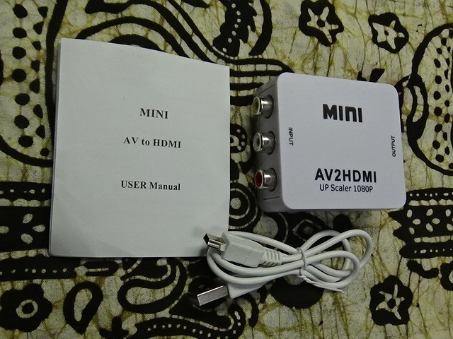 26 コンポジット端子 - HDMI 変換器 コンバーター RCA AV端子