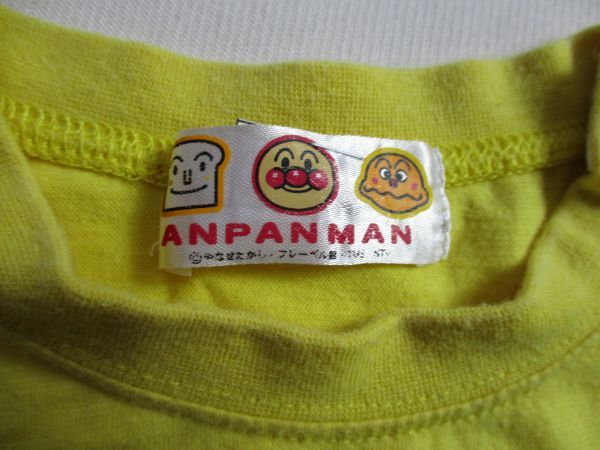 BA940【ANPANMAN】アンパンマン　プリント　半袖　Tシャツ　男児　黄　80?_画像9