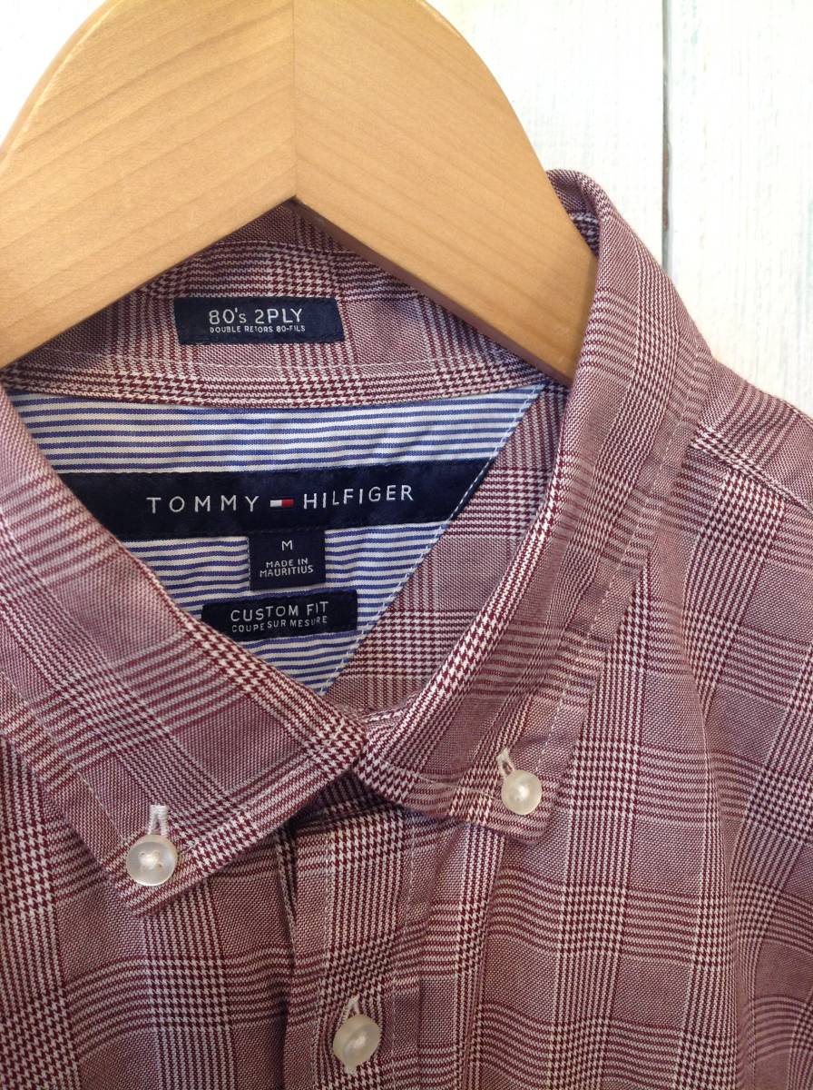 Tommy Hilfiger トミーヒルフィガー ボタンダウン コットン長袖シャツ