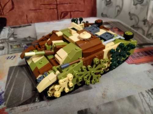ドイツ陸軍　戦車　LEGO互換　レゴブロック　武器　銃　誕生日プレゼント　ミニフィグ　匿名配送　プラモデル　父の日　こどもの日　春休み_画像6
