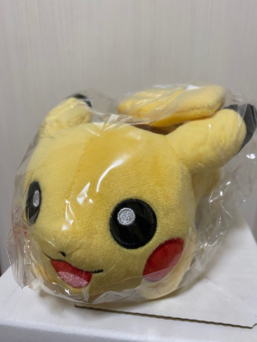 【未開封】等身大ピカチュウ スマイル、ランニングピカチュウ2点セット ポケモンセンター sold out品 ぬいぐるみ