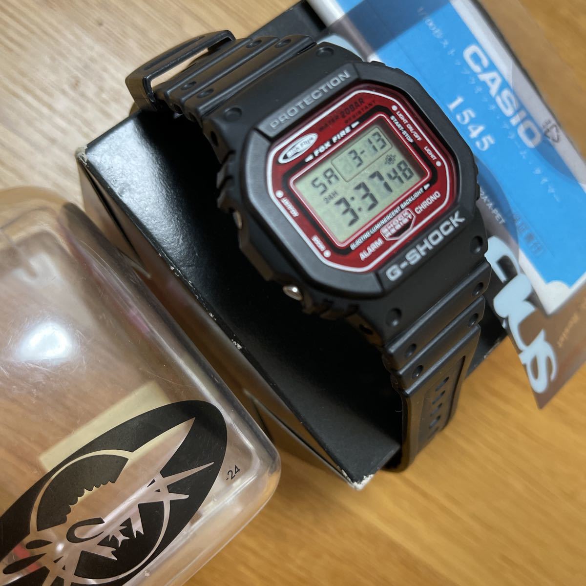 CASIO rare! domestic regular goods battery replaced!G shock drama ... forest Kimura Takuya DW-5600EF-1T Black Fly 2 production end model 