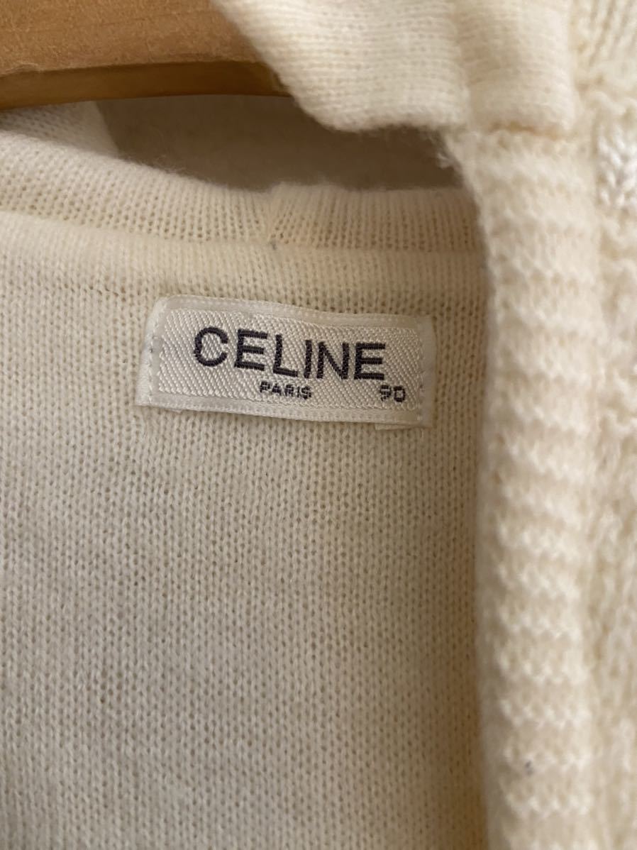 【送料無料】中古 CELINE セリーヌ カーディガン サイズ90_画像2