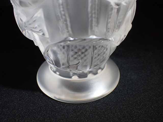 32921[TS] редкий!#Laliquelalik# crystal /enzeru рыба / рыба FISH/ ваза цветок основа / с коробкой * наклейка есть!