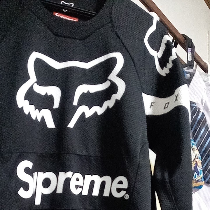Supreme Fox Racing Moto Jersey Top Black|Yahoo!フリマ(旧 Supreme Fox Racing Moto Jersey Top Black|Yahoo!フリマ(旧