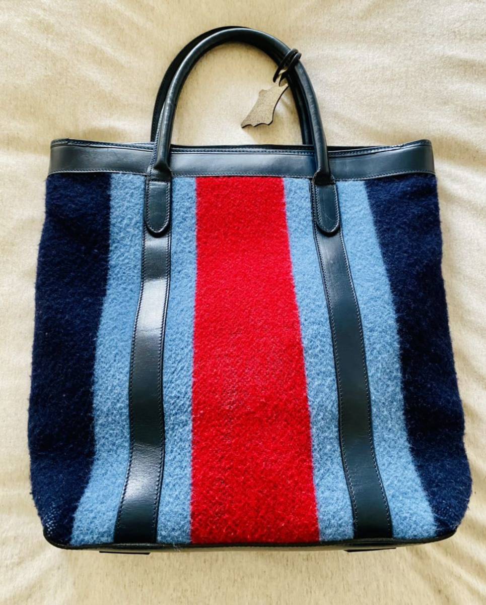 美品 送料込 church's チャーチ トートバッグ ビジネスバッグ