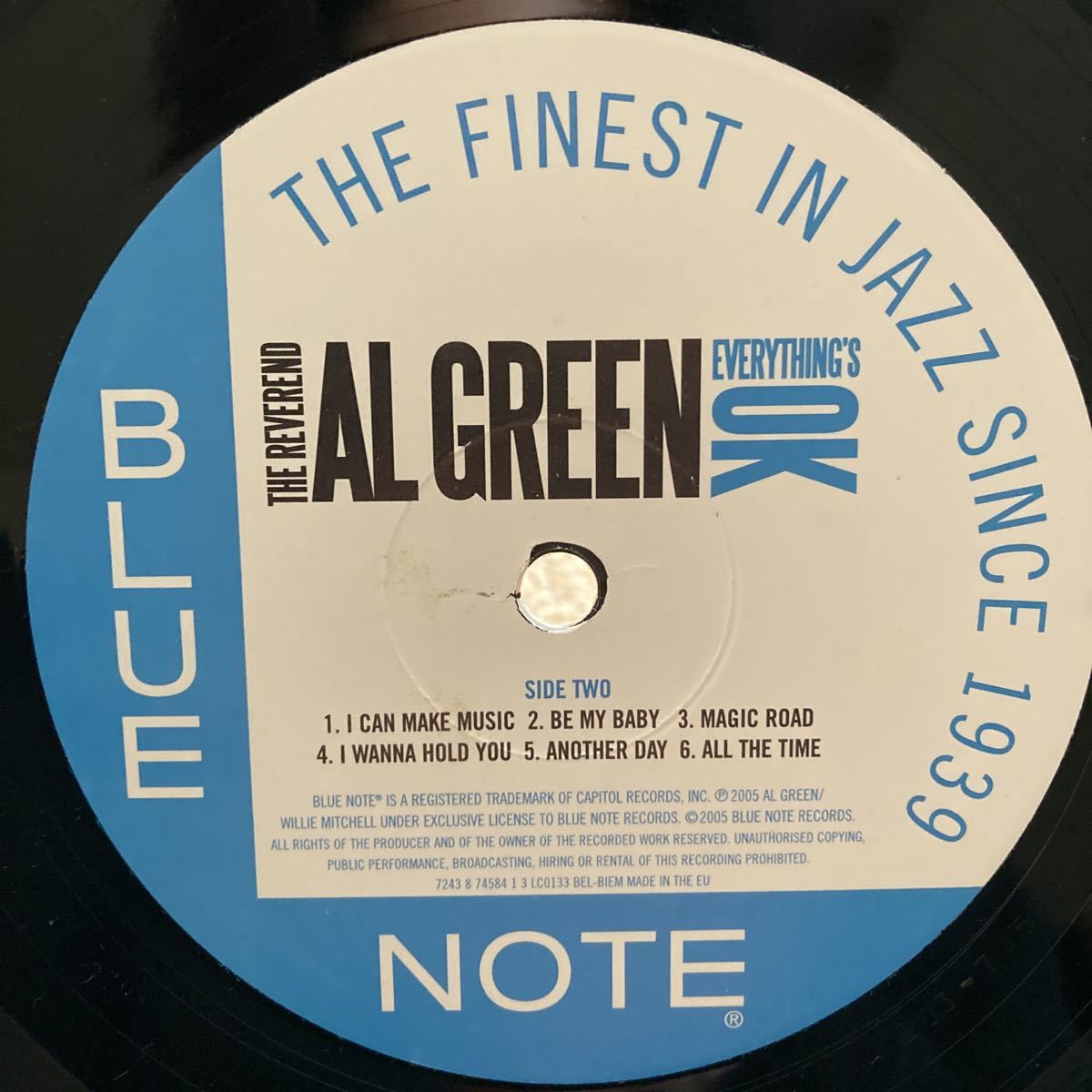 Al Green アル・グリーン / Everything's OK / BLUE NOTE / 12 レコード_画像4