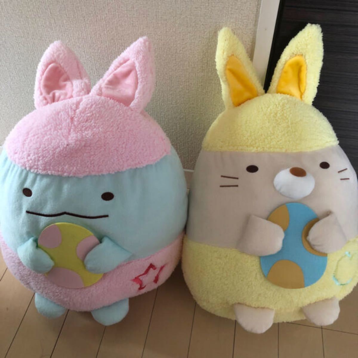 すみっこぐらし BIGぬいぐるみセット イースター うさぎ XL ねこ すみっこぐらし BIGぬいぐるみセット イースター うさぎ XL ねこ