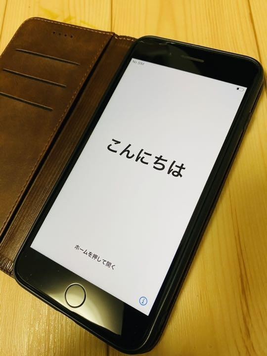 iPhone7 Plus JetBlack 128GB SIMフリー HK041_画像1