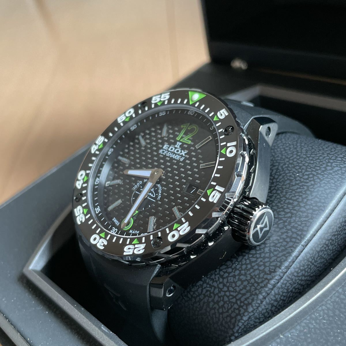 最終価格　EDOX　エドックス クラス1 アイスシャーク II リミテッドエディション　世界限定100本　96001-37NV-NIV_画像3