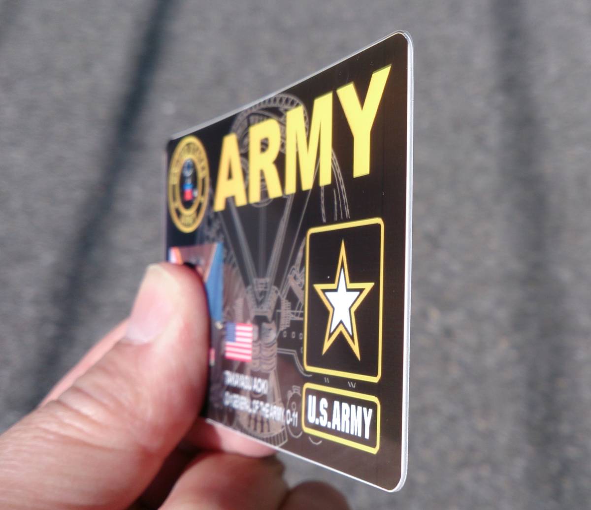アメリカ☥ ヤフオク! - U.S.ARMY アメリカ陸軍カスタムIDカード 貴方の... カード - rafkaup.is