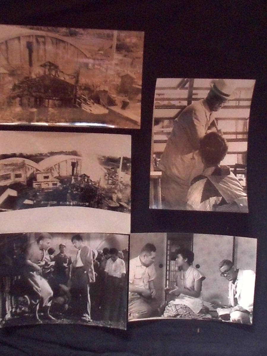 生きものの記録 映画.スチール写真 5枚 1955年 三船敏郎 根岸明美
